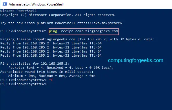 Join Windows System to FreeIPA Realm without Active Directory 14 Join Windows System to FreeIPA Realm 8