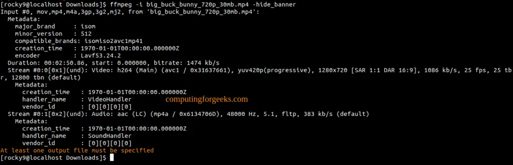 Install and Use FFmpeg on Rocky Linux 9 / AlmaLinux 9 1 FFmpeg on Rocky Linux 9AlmaLinux 9