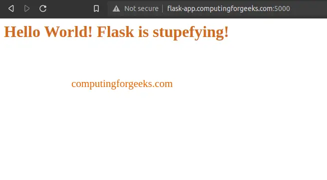 Install Flask with Gunicorn and Nginx on Rocky Linux 9 1 Flask with Gunicorn and Nginx on Rocky Linux 9