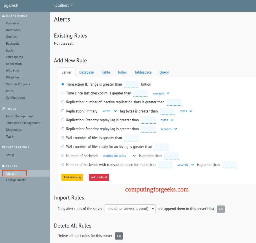 How To Monitor PostgreSQL Database with pgDash 11 Monitor PostgreSQL Database with pgDash 11
