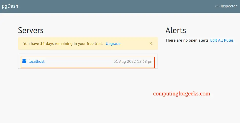 How To Monitor PostgreSQL Database with pgDash 4 Monitor PostgreSQL Database with pgDash 3