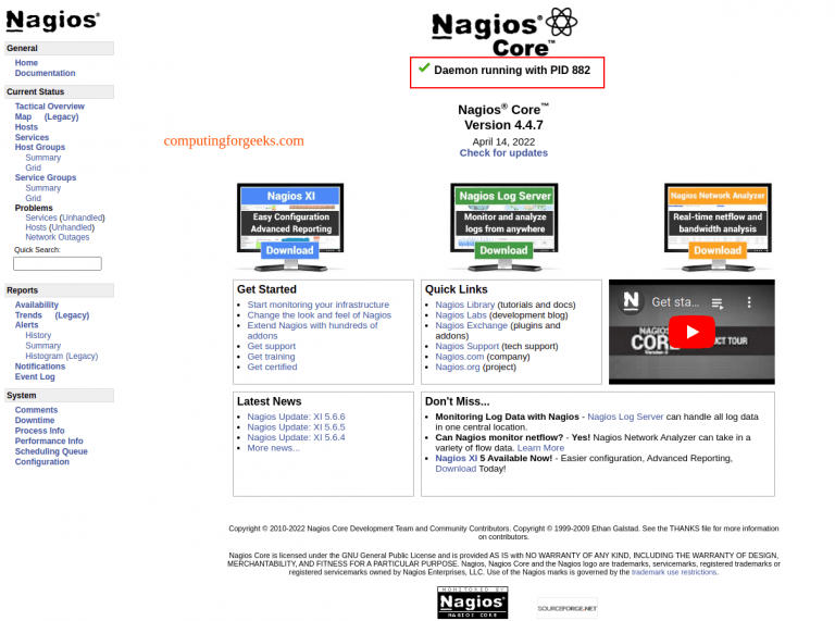 Nagios Server on Rocky LinuxAlmaLinux 3