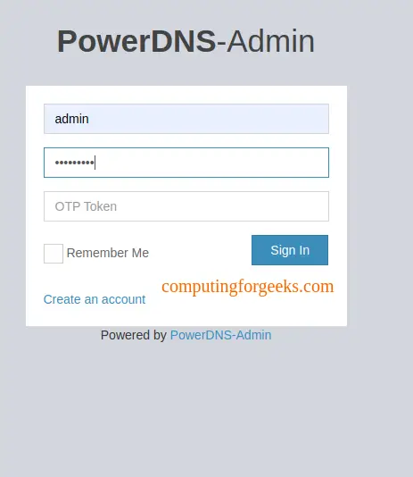 Configure PowerDNS and PowerDNS Admin on Rocky Linux 9|8 4 PowerDNS and PowerDNS Admin on Rocky Linux 98 3