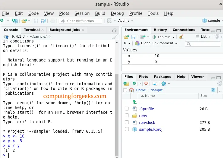 Install R and Rstudio on Rocky Linux 9 / AlmaLinux 9 7 R and Rstudio on Rocky Linux 9 AlmaLinux 9 5