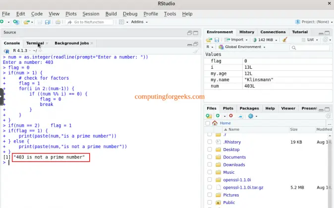 Install R and Rstudio on Rocky Linux 9 / AlmaLinux 9 | ComputingForGeeks