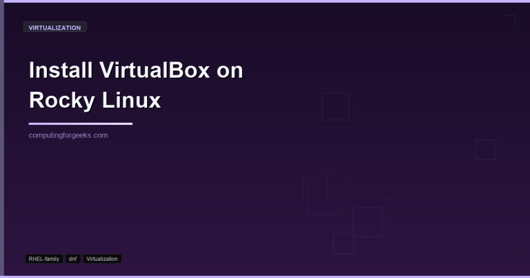 Install VirtualBox on Rocky Linux 10 / AlmaLinux 10