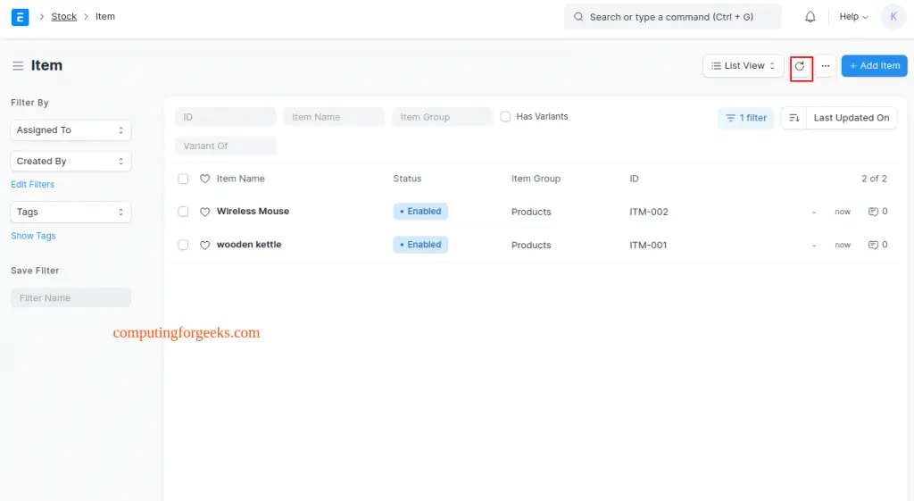 How To Run ERPNext ERP System in Docker Containers 12 ERPNext ERP System in Docker Containers 11