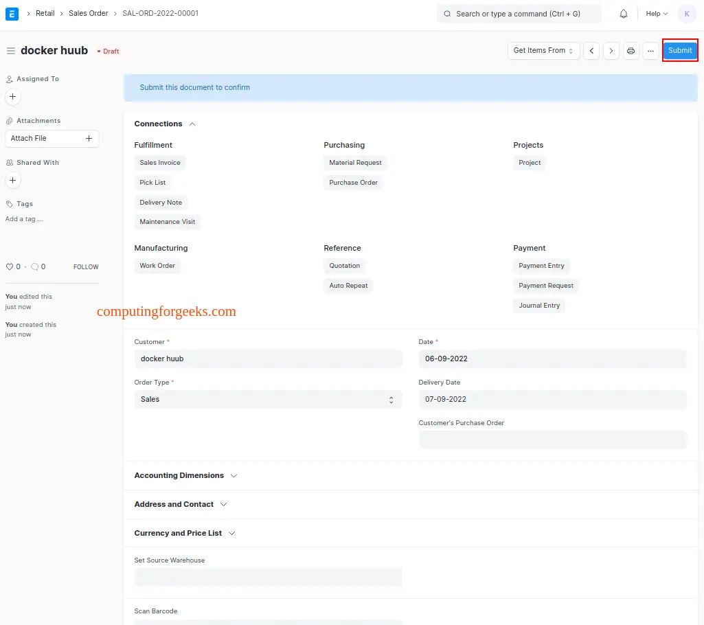 How To Run ERPNext ERP System in Docker Containers 19 ERPNext ERP System in Docker Containers 18
