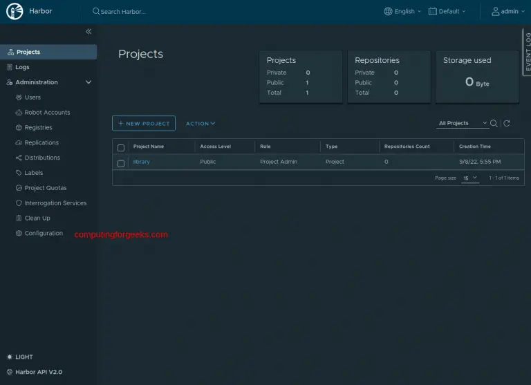Install Harbor Image Registry on Ubuntu 22.04|20.04 | ComputingForGeeks
