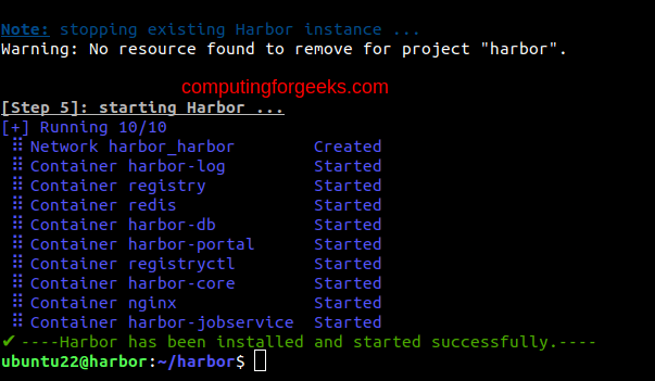 Install Harbor Image Registry on Ubuntu 22.04|20.04 1 Harbor Container Image Registry on Ubuntu