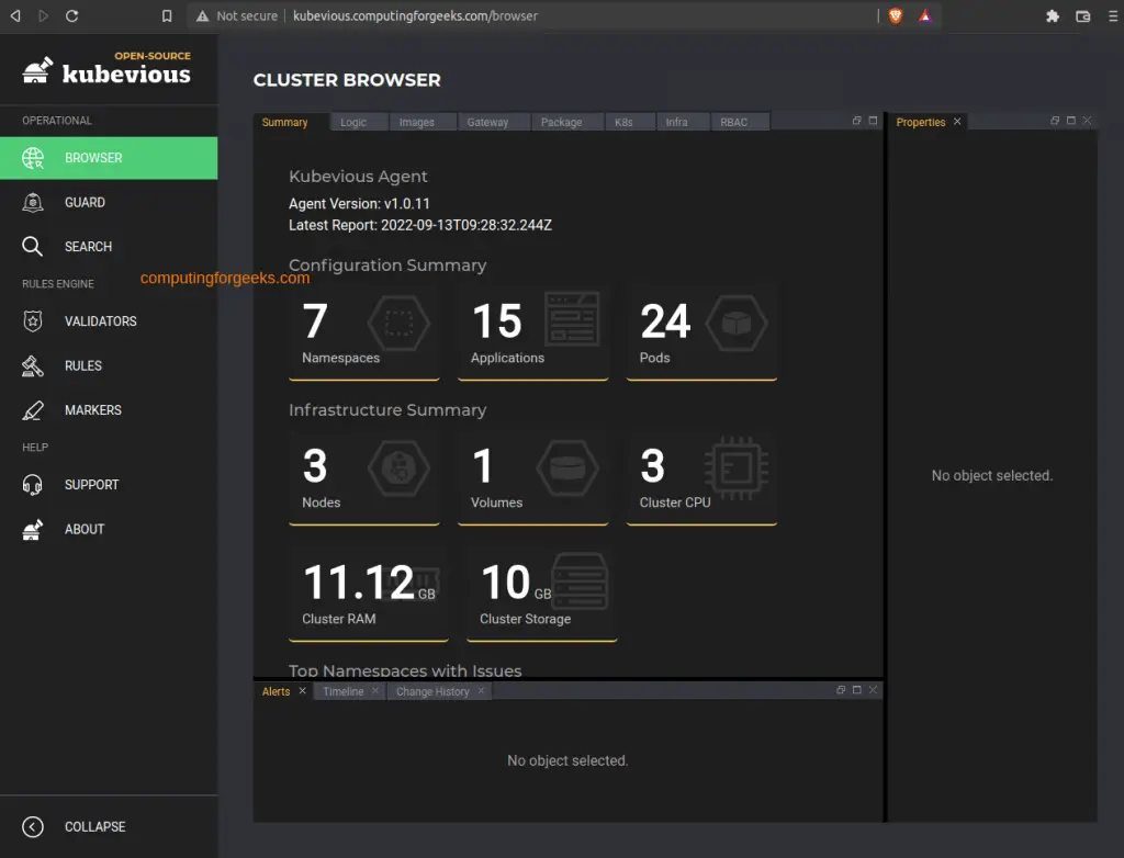 How To Manage Kubernetes Cluster with Kubevious 1 Manage Kubernetes Cluster with Kubevious