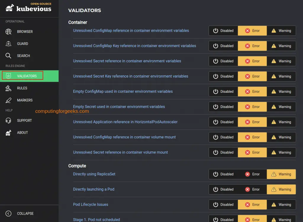 How To Manage Kubernetes Cluster with Kubevious 4 Manage Kubernetes Cluster with Kubevious 4