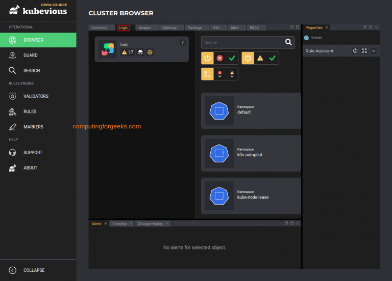 Manage Kubernetes Cluster with Kubevious1