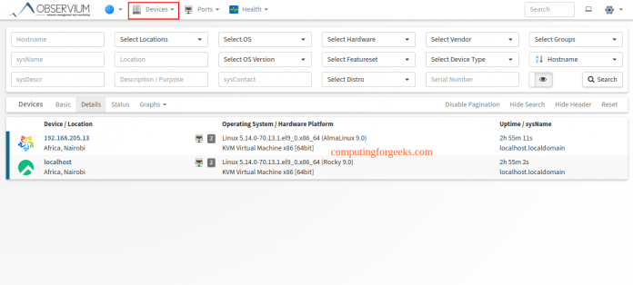 Install Observium Monitoring Tool on Rocky 9 / [Guide]