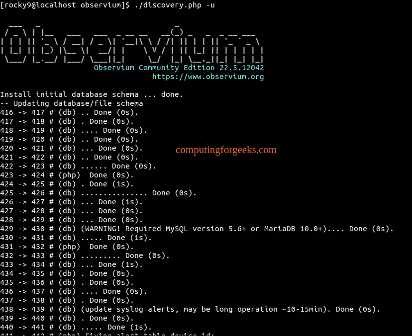 Install Observium Monitoring Tool on Rocky 9 / AlmaLinux 9 1 Observium Monitoring Tool on Rocky
