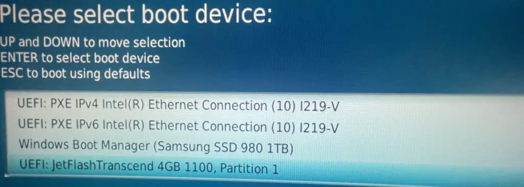 Install VMware vSphere ESXi 7 on Intel NUC 10/11 6 intel nuc install 01
