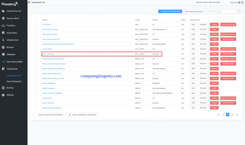 How To Install Apache Skywalking APM Tool on Linux 4 Apache Skywalking Application Performance Monitoring on Linux 2