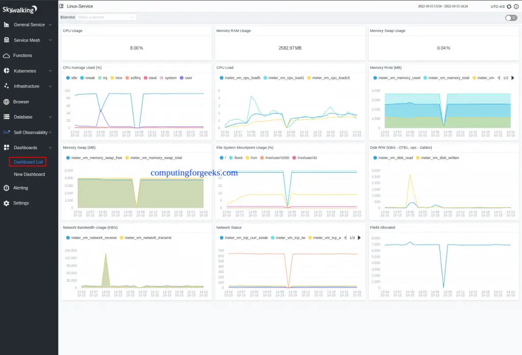 How To Install Apache Skywalking APM Tool on Linux 5 Apache Skywalking Application Performance Monitoring on Linux 3