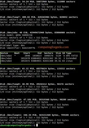 How To Check Disk Partitions and Disk Usage on Linux | ComputingForGeeks