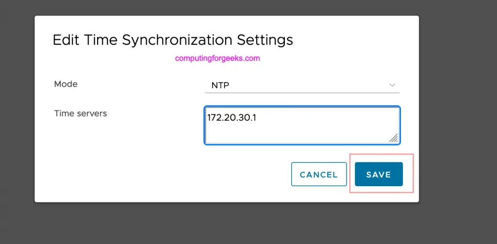 How To Configure NTP Time on vSphere ESXi / vCenter 8 vsphere esxi ntp 09
