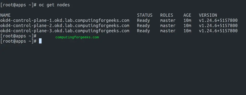 How To Deploy Multi-Node OKD 4 Cluster using Fedora CoreOS 12 Multi Node OKD 4 Cluster 11