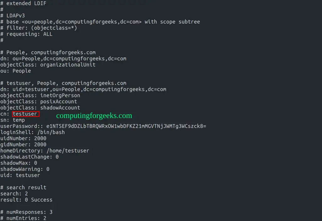Configure OpenLDAP Client on Rocky Linux 8 / AlmaLinux 8 2 OpenLDAP Client on Rocky LinuxAlmaLinux
