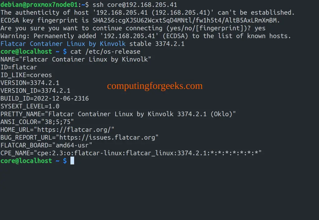 How To Install Flatcar Container Linux in Proxmox VE 9 Flatcar Container Linux in Proxmox VE 8