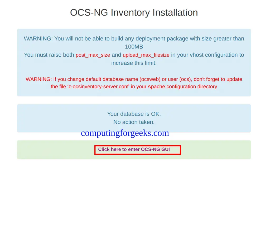 Install OCS Inventory Server on Rocky Linux 8 / AlmaLinux 8 2 OCS Inventory Server on Rocky Linux 8AlmaLinux 8 1