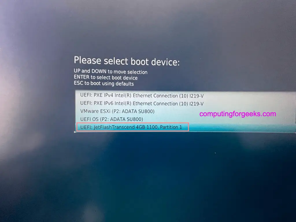 How To Create VMware ESXi 8 Bootable USB Stick on Linux 3 create vmware esxi bootable usb linux 01