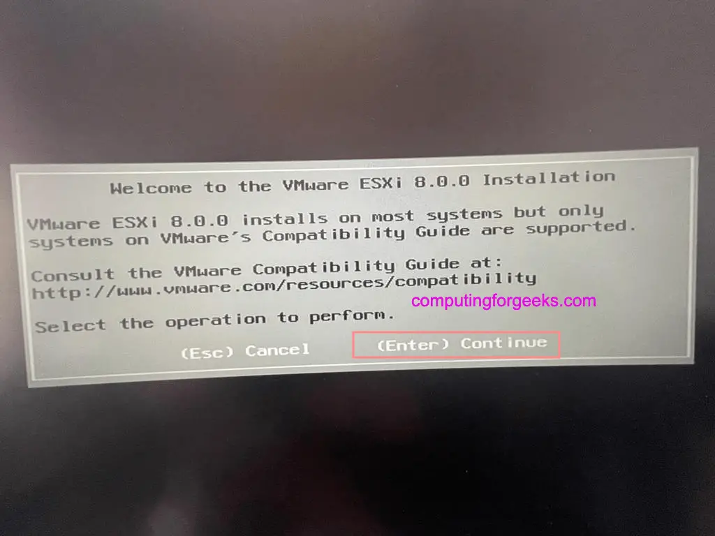 How To Create VMware ESXi 8 Bootable USB Stick on Linux 4 create vmware esxi bootable usb linux 02