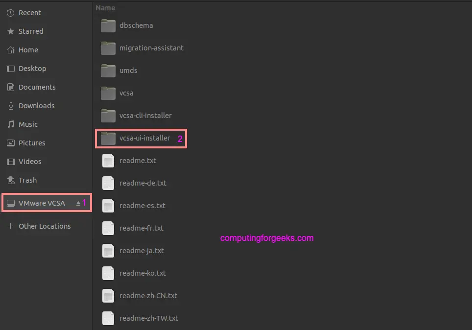 Install vSphere 8.0 – vCenter Server Appliance using Linux 10 install vsphere vcenter 8 02