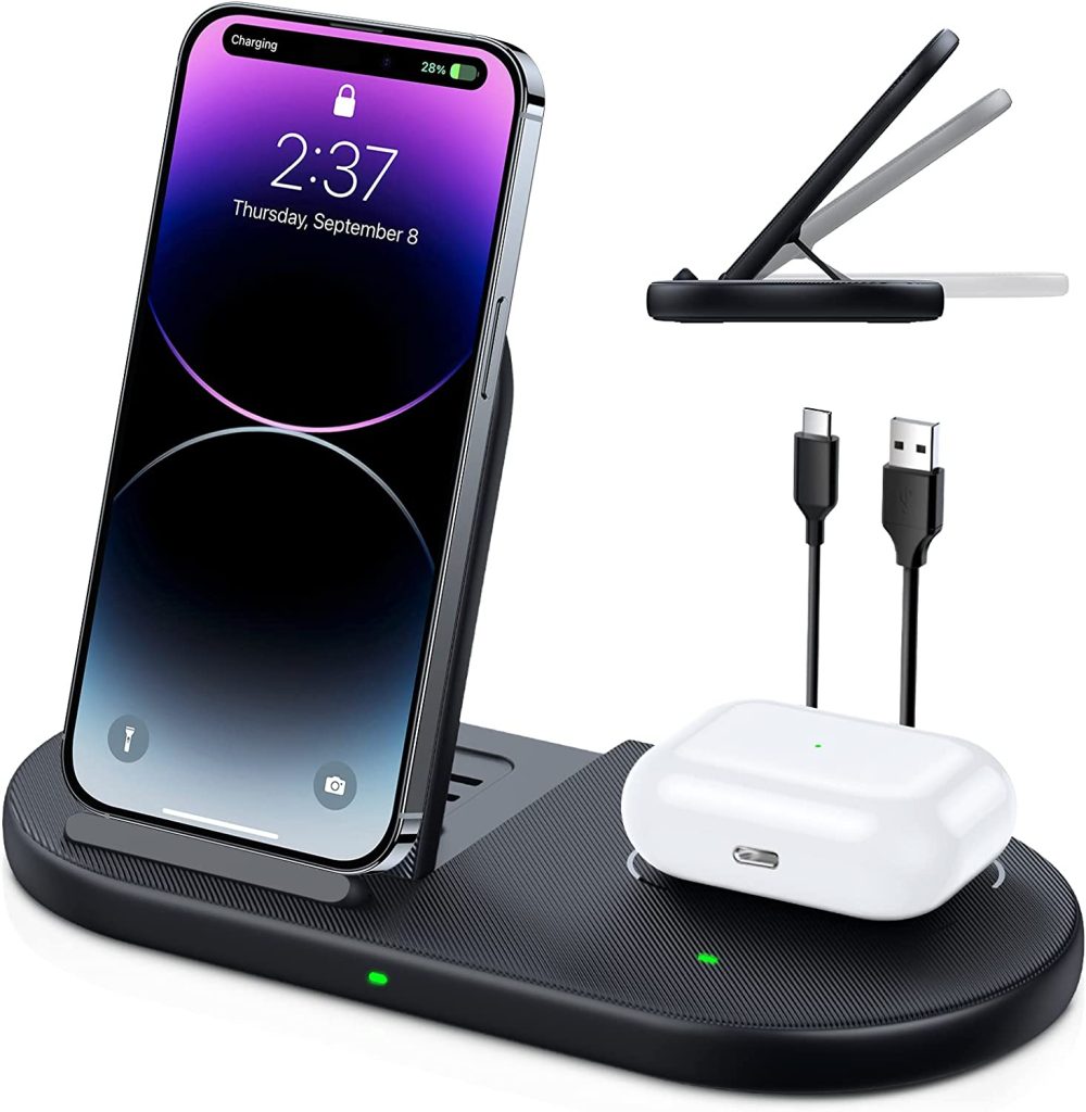 5 Cheap Fast Wireless Charger Stands for iPhone 4 LK Wireless Charging Station