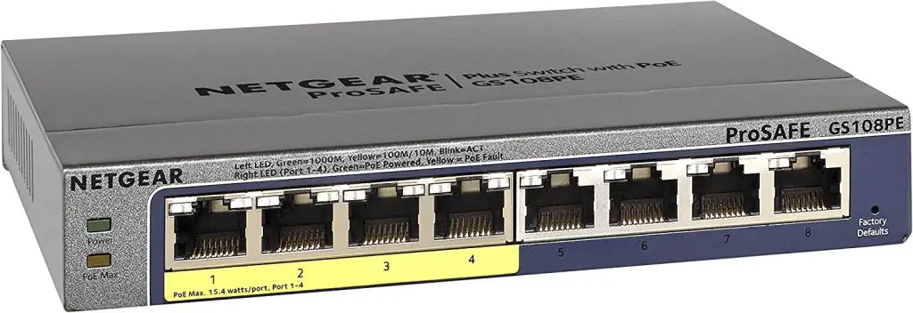 Cheap Ethernet Gigabit Switches with VLAN to buy in 2023 6 Netgear GS108PEv3