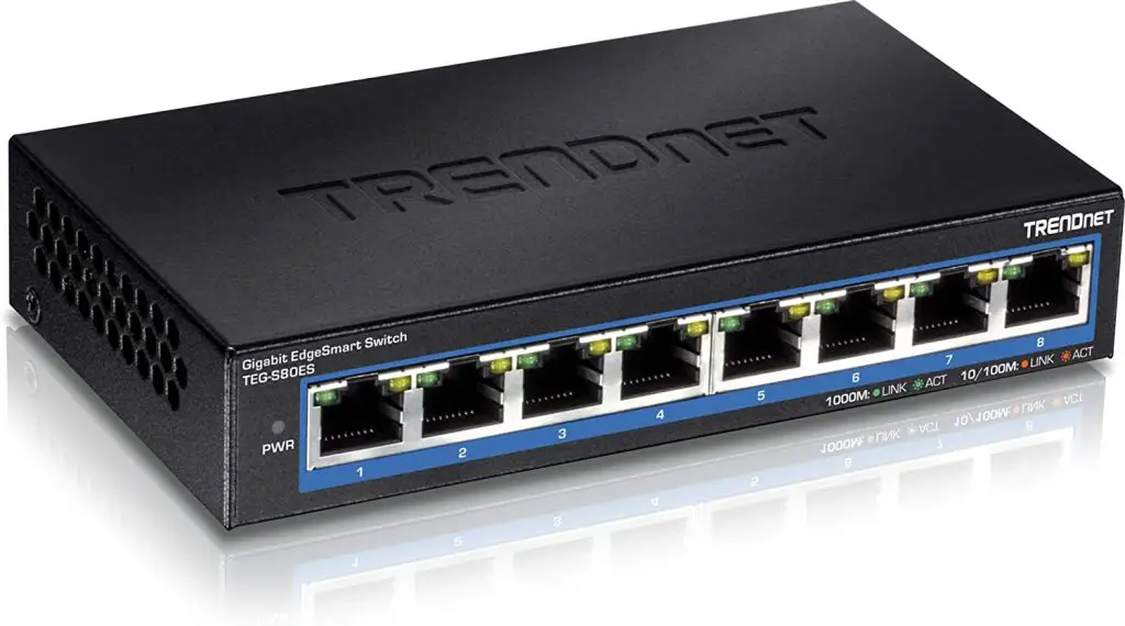 Cheap Ethernet Gigabit Switches with VLAN to buy in 2023 4 TRENDnet 8 Port Gigabit EdgeSmart Switch