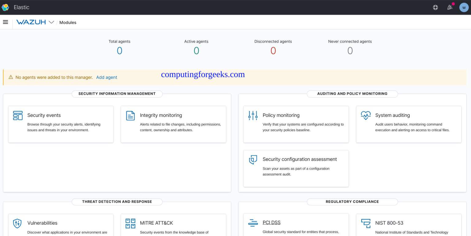 Setup Wazuh With Agent on Rocky 9 / Alma 9 / CentOS 9 | ComputingForGeeks