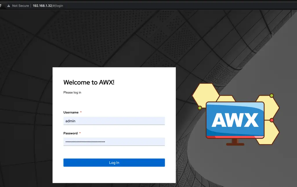 How To Run Ansible AWX on Kubernetes / OpenShift Cluster 4 ansible awx lb ui