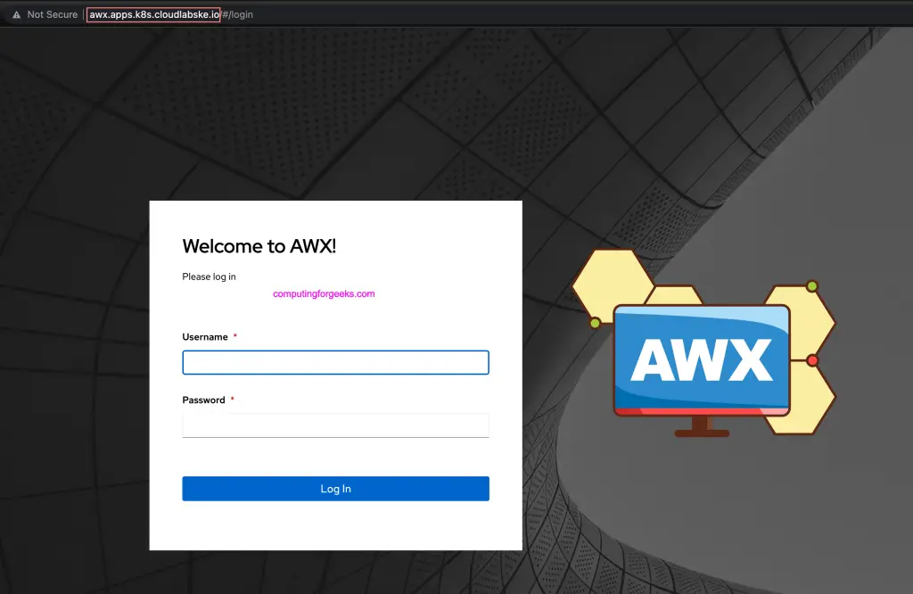 How To Expose Ansible AWX Service using Nginx Ingress 3 awx nginx ingress 03