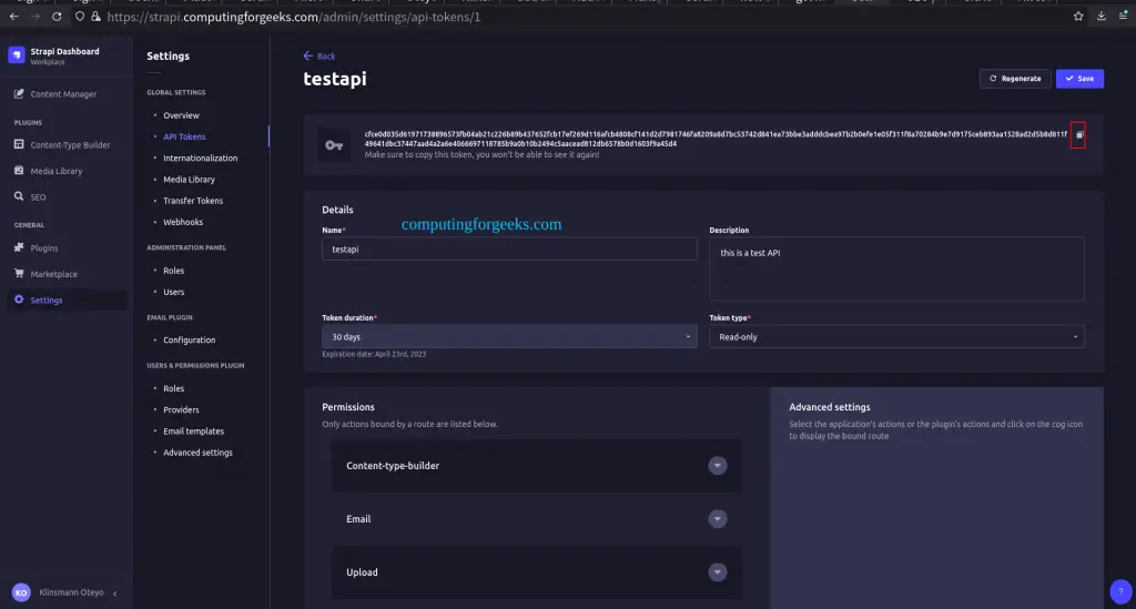 Deploy Strapi App on Ubuntu 22.04 With SEO Plugin 12