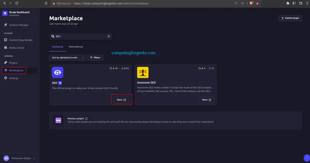 Deploy Strapi App on Ubuntu 22.04 With SEO Plugin 7