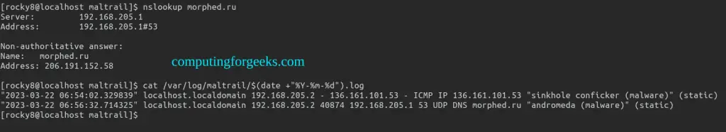 Detect Malicious traffic in your Network using Maltrail 1