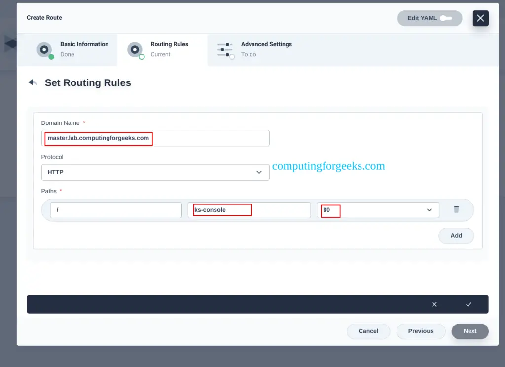 Install and Use KubeSphere 10