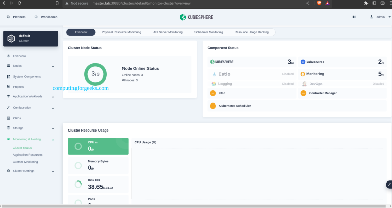Install and Use KubeSphere 5