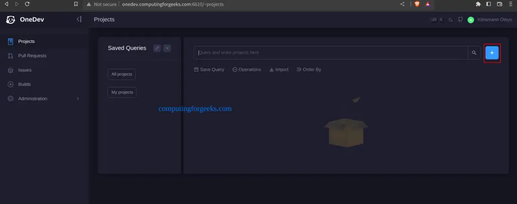 Install and Use OneDev - Self-hosted Git Server with Kanban and CI/CD 3 Install and Use OneDev 2