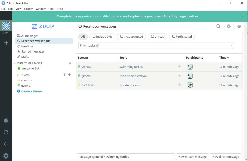 Zulip - Best Open Source Slack Alternative 19 Start Using Zulip