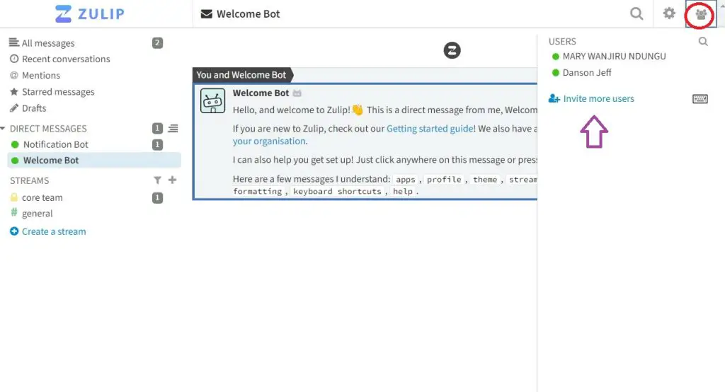 Zulip - Best Open Source Slack Alternative 20 Zulip Add New User