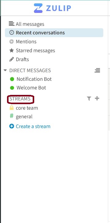 Zulip - Best Open Source Slack Alternative 23 Zulip Create a Stream 1