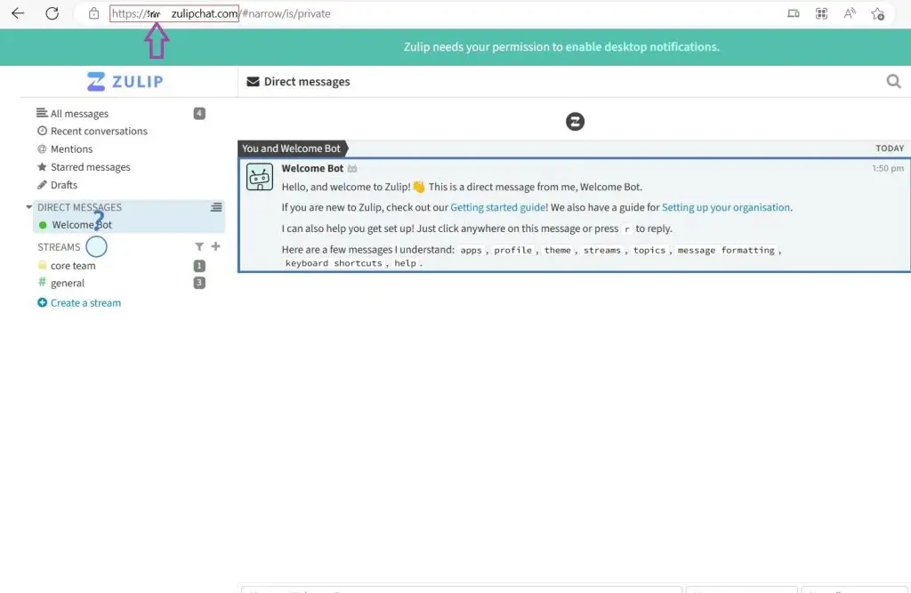 Zulip - Best Open Source Slack Alternative 16 Zulip Interface 1