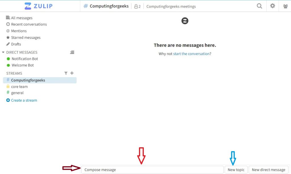 Zulip - Best Open Source Slack Alternative 28 Zulip Uisng Streams