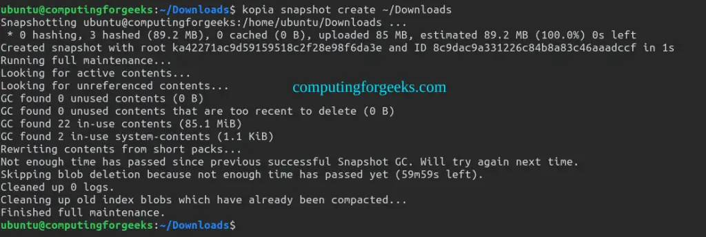 How To Backup Linux and Windows Systems using Kopia 14 Backup Your Linux and Windows Systems using Kopia 13