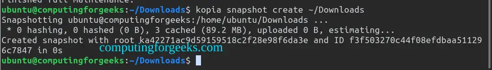 How To Backup Linux and Windows Systems using Kopia 17 Backup Your Linux and Windows Systems using Kopia 15